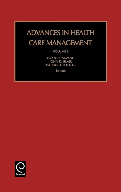 Book cover image for Advances in Health Care Management ISBN: 9780762309610